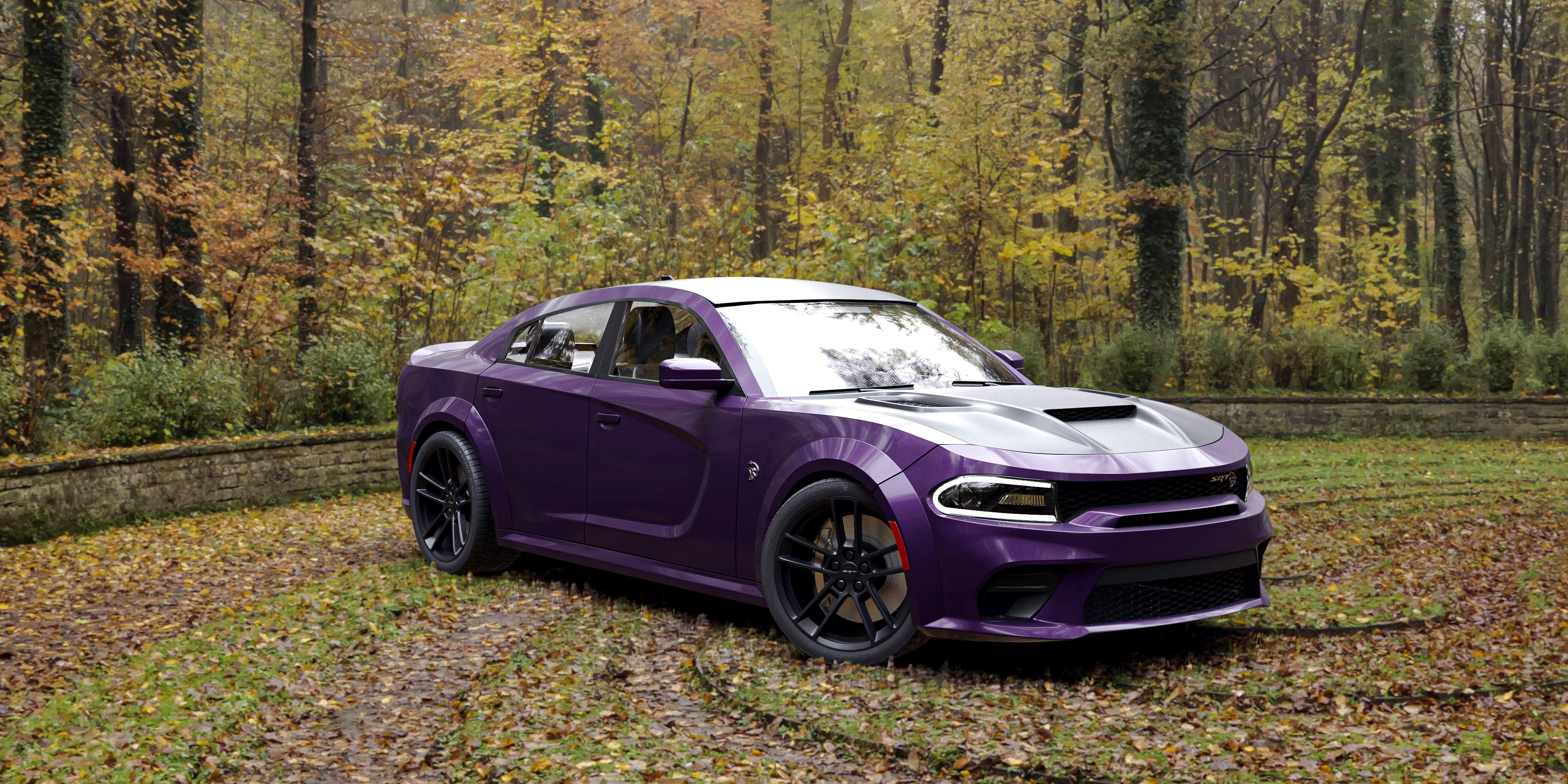 Dodge Charger SRT Hellcat Redeye 2021 3D model_1