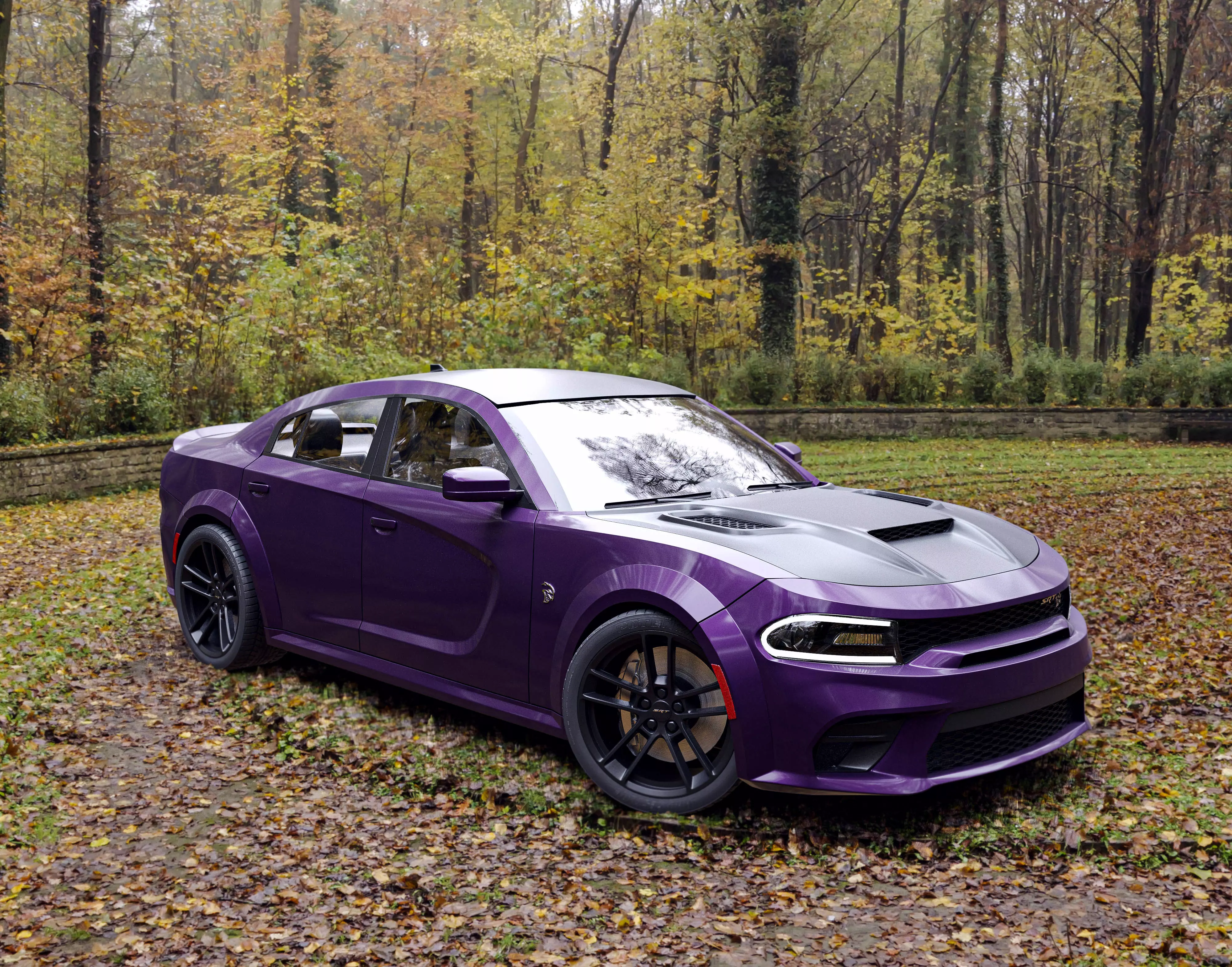 Dodge Charger SRT Hellcat Redeye 2021 3D model_0