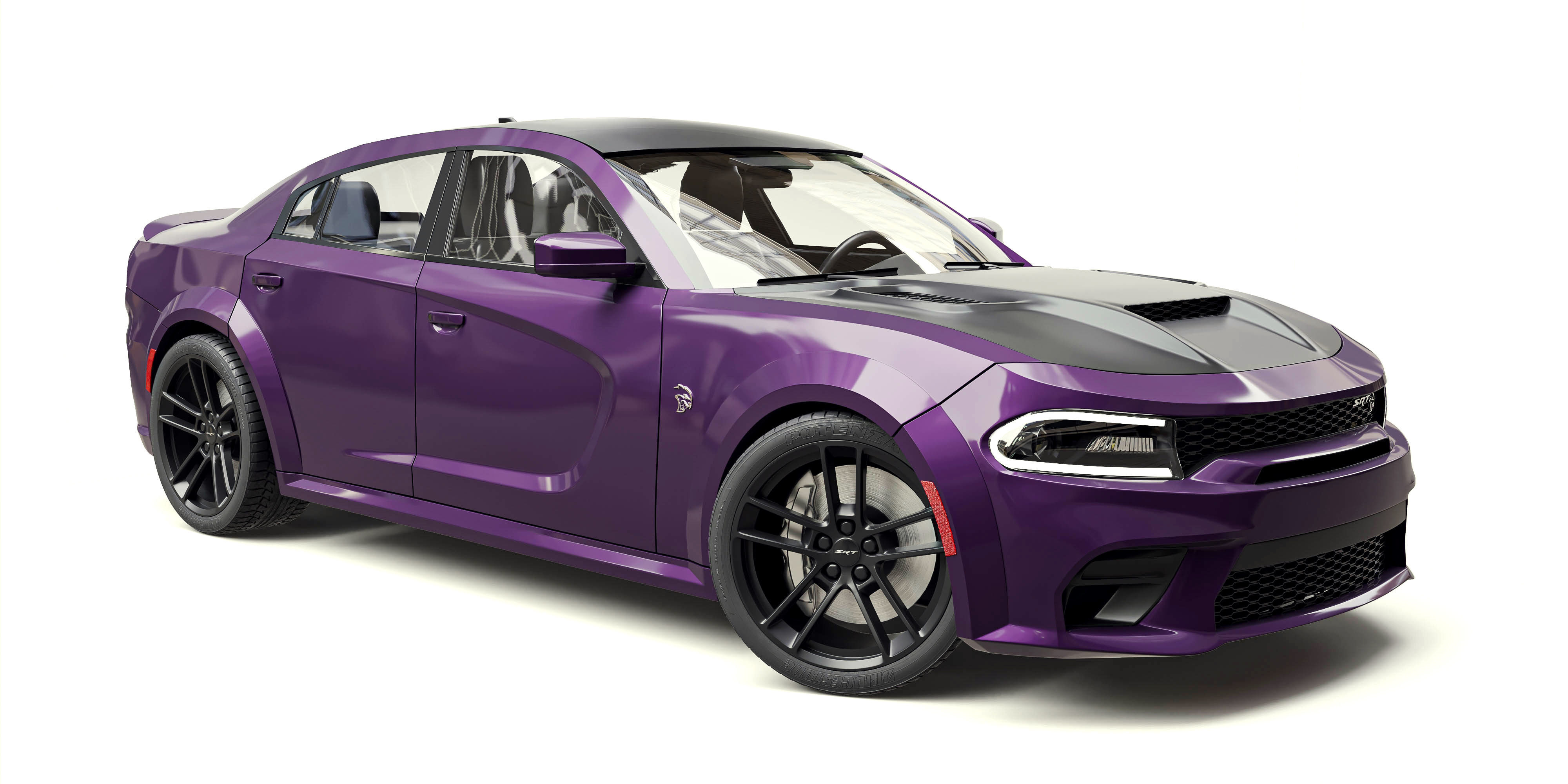 Dodge Charger SRT Hellcat Redeye 2021 3D model_2