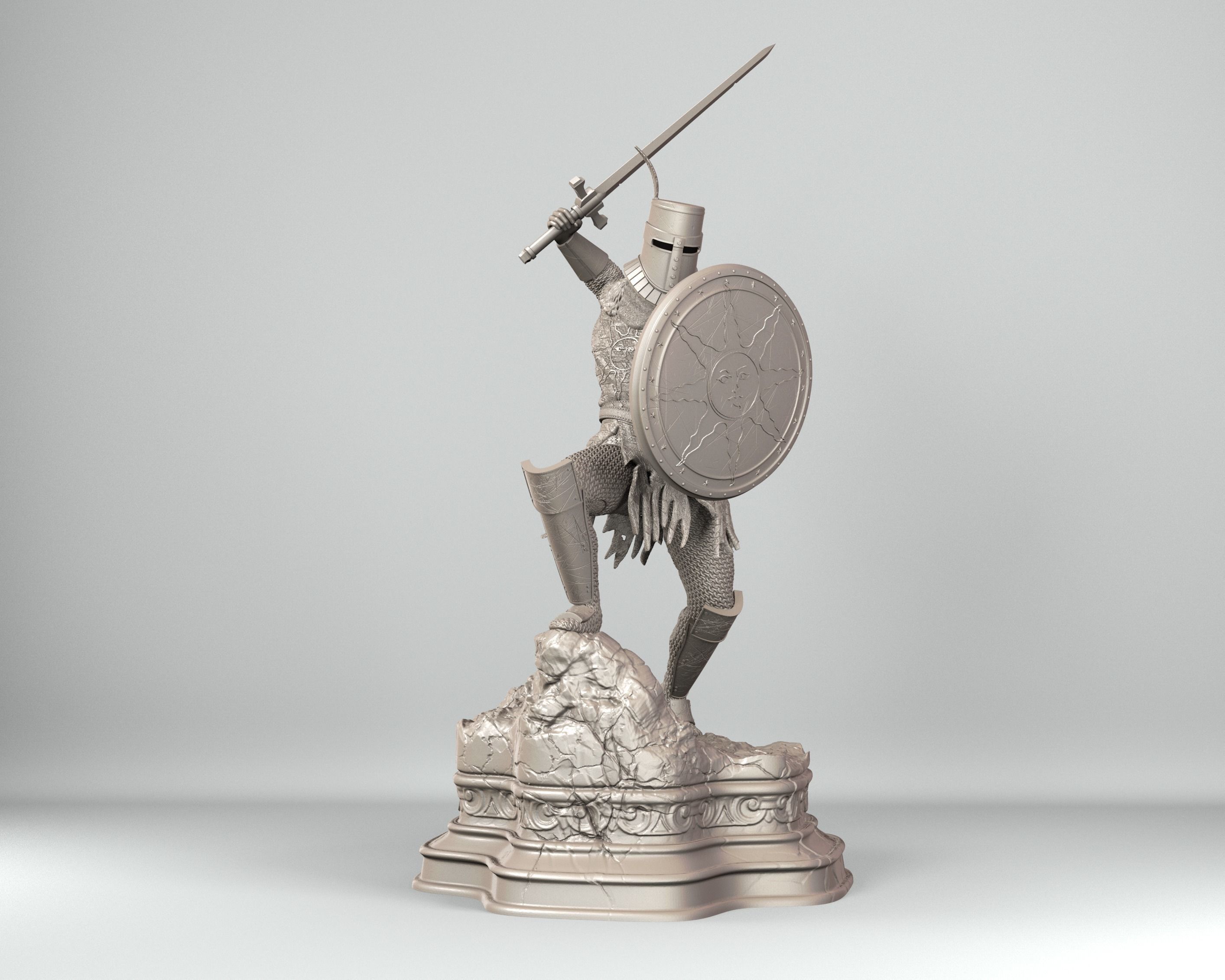 Solaire of Astora - Dark Souls  3D print model_5