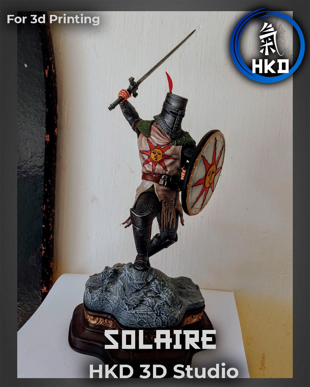 Solaire of Astora - Dark Souls  3D print model_2