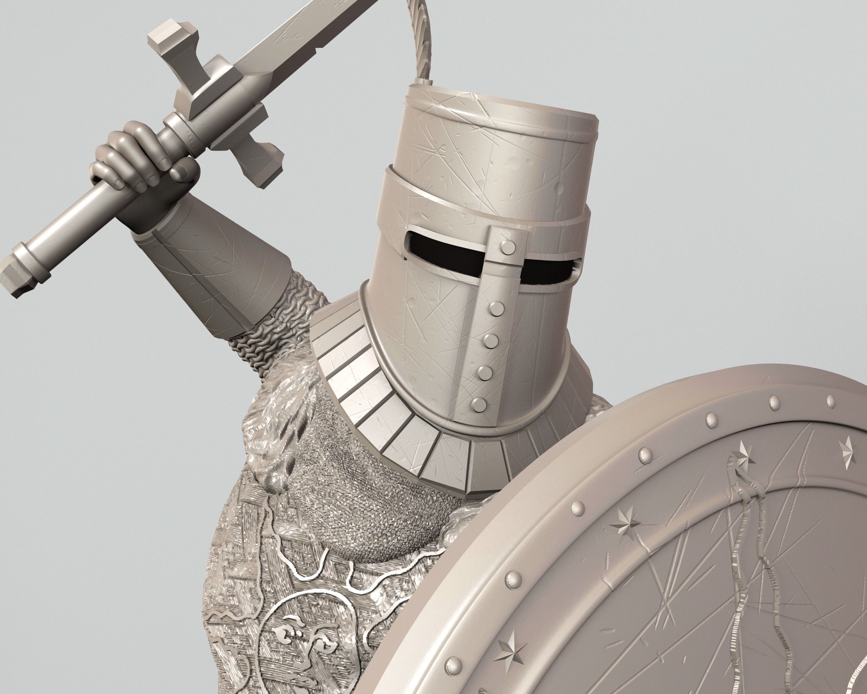 Solaire of Astora - Dark Souls  3D print model_15