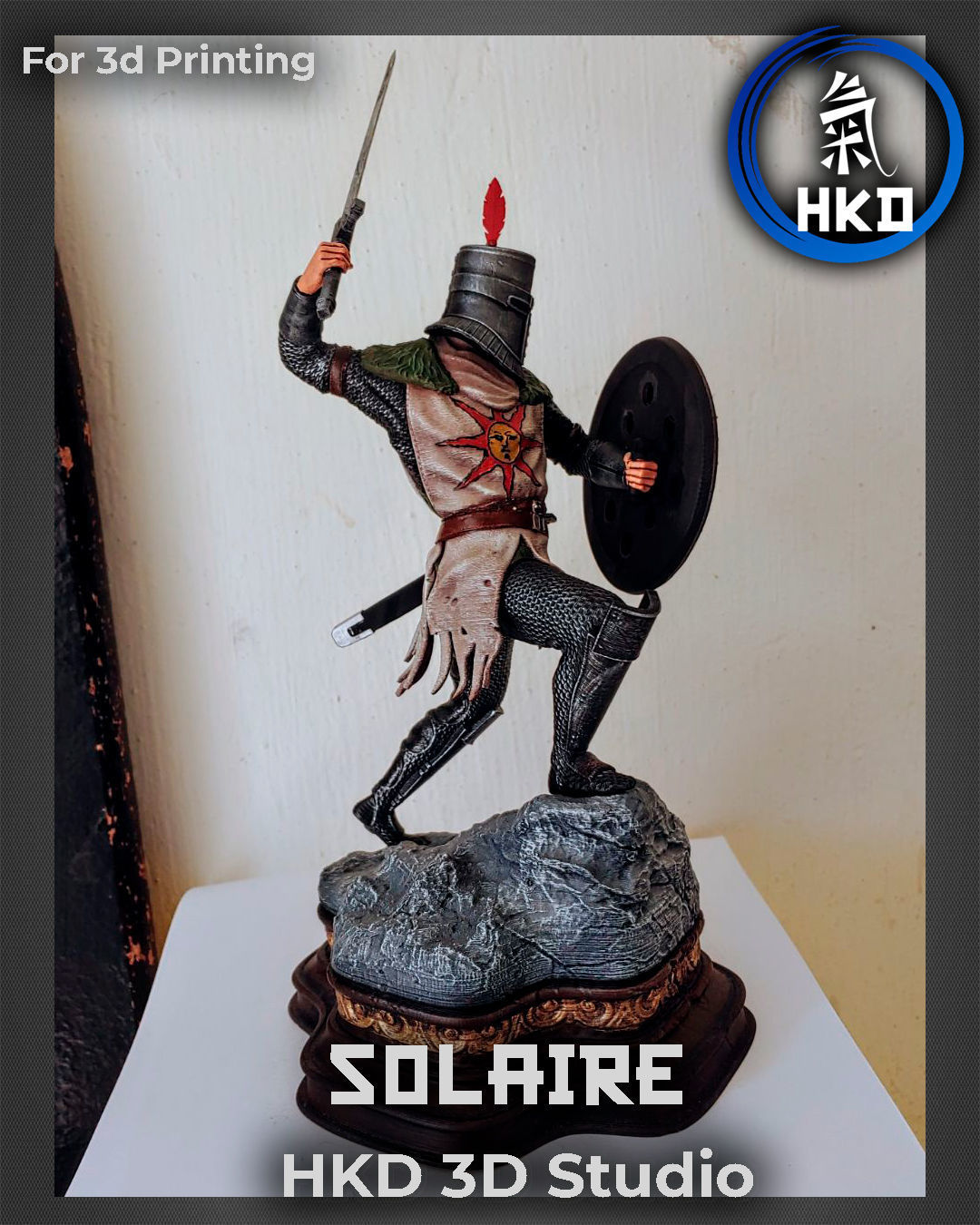 Solaire of Astora - Dark Souls  3D print model_3