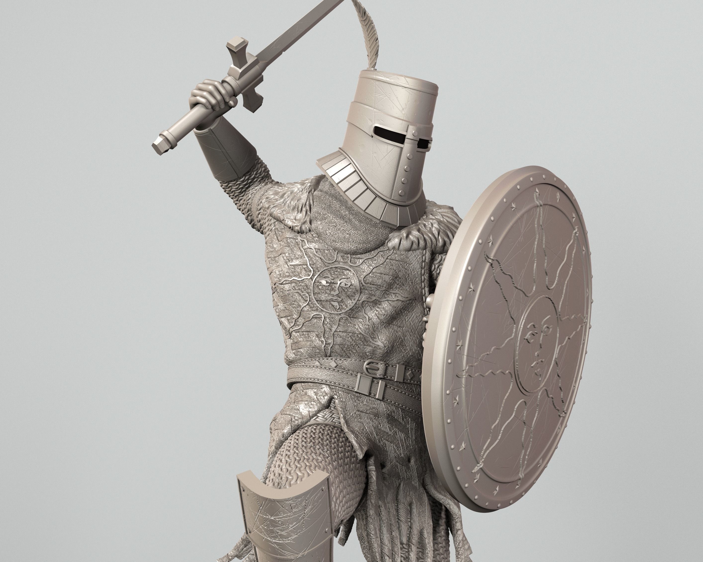 Solaire of Astora - Dark Souls  3D print model_12