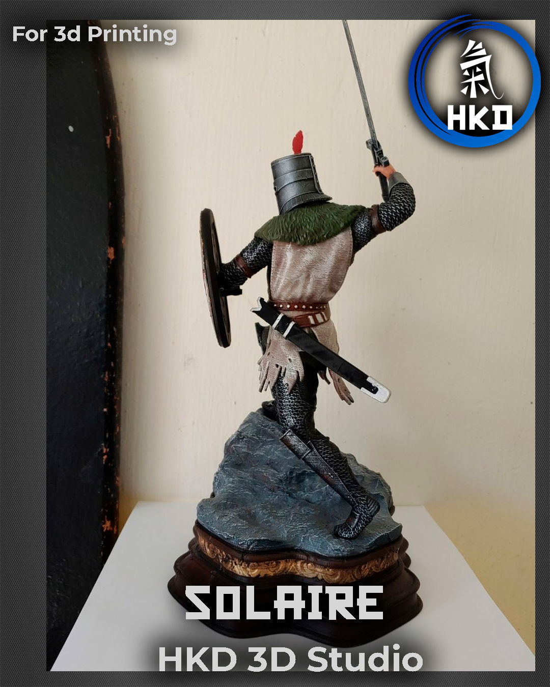Solaire of Astora - Dark Souls  3D print model_4