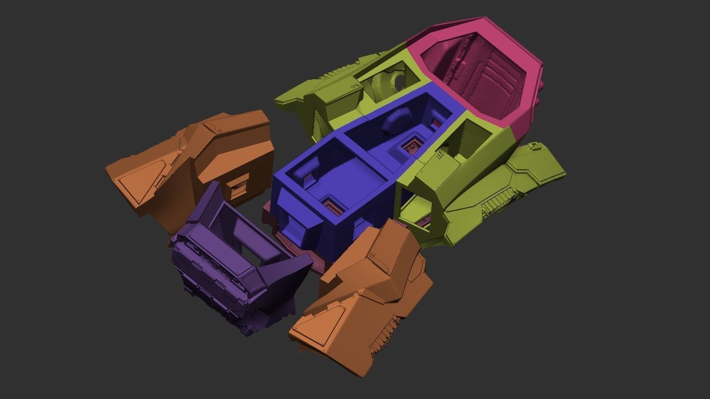 Tempest Legion - Clypeus Assault Transport 3D print model_10