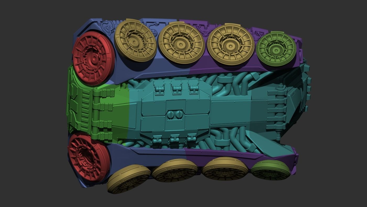 Tempest Legion - Clypeus Assault Transport 3D print model_13