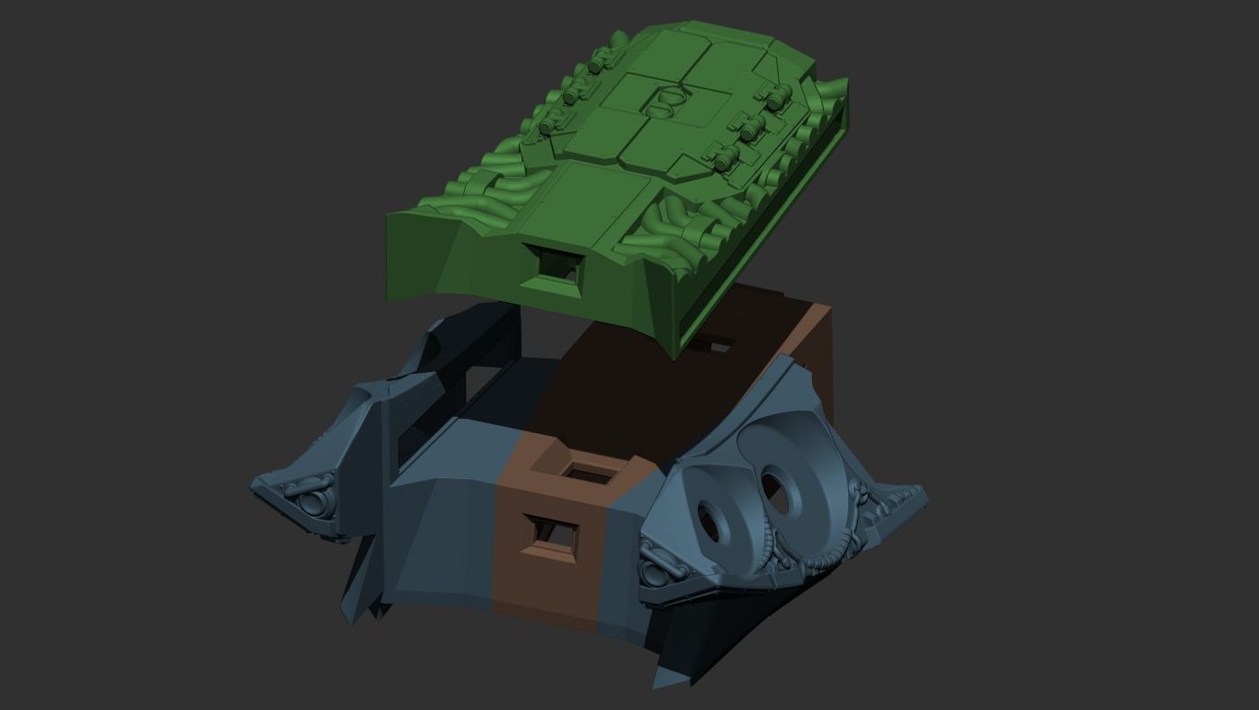 Tempest Legion - Clypeus Assault Transport 3D print model_7