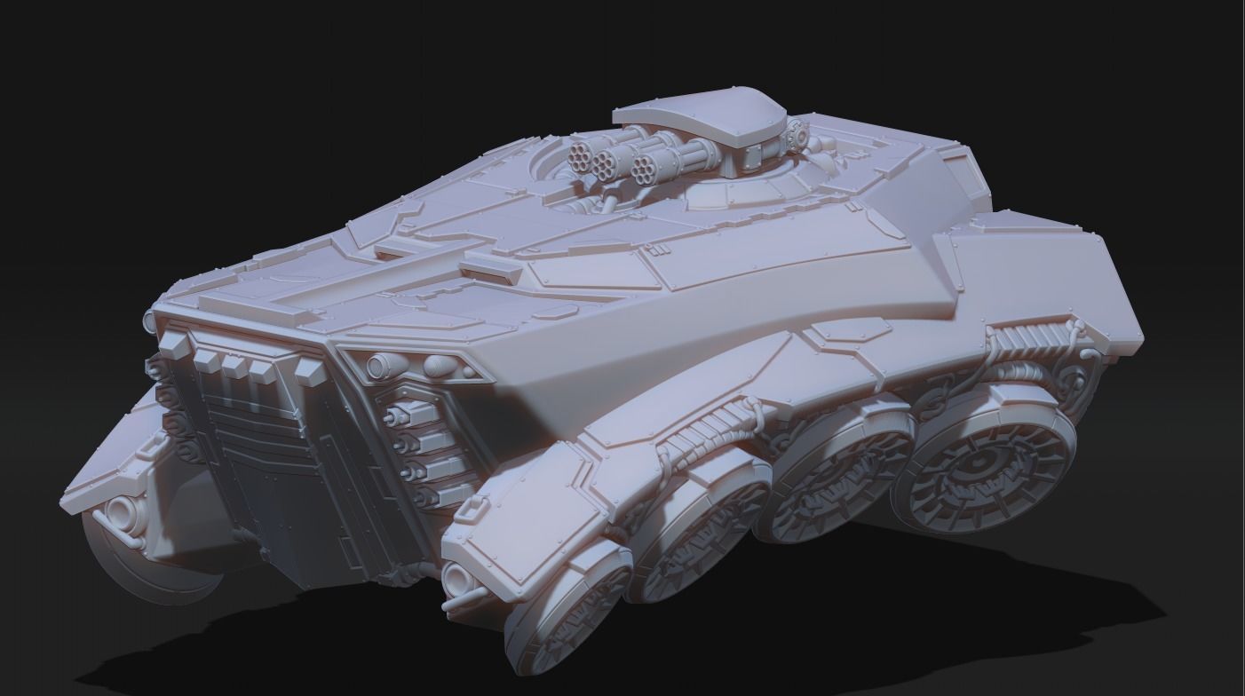 Tempest Legion - Clypeus Assault Transport 3D print model_3