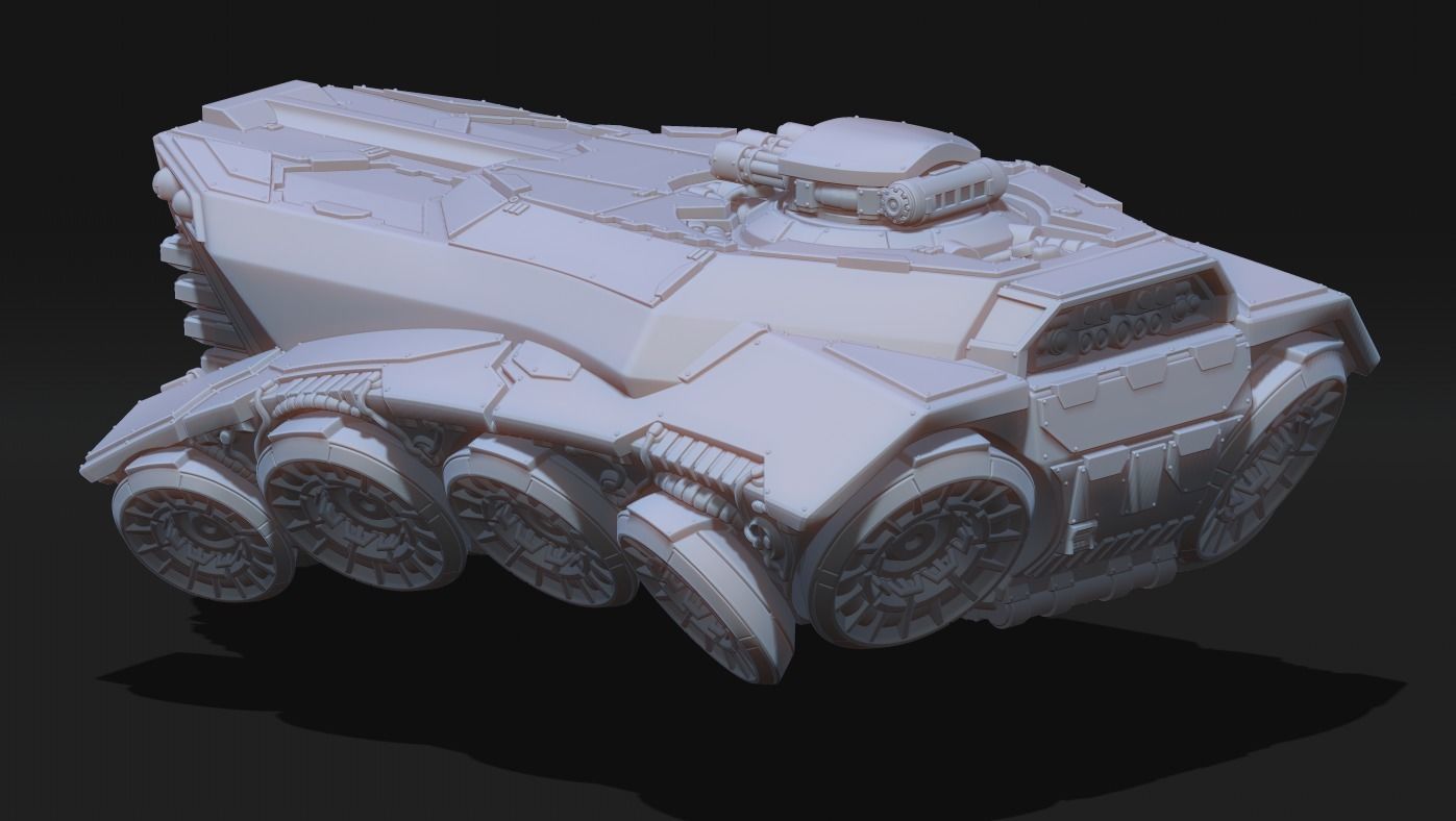 Tempest Legion - Clypeus Assault Transport 3D print model_4