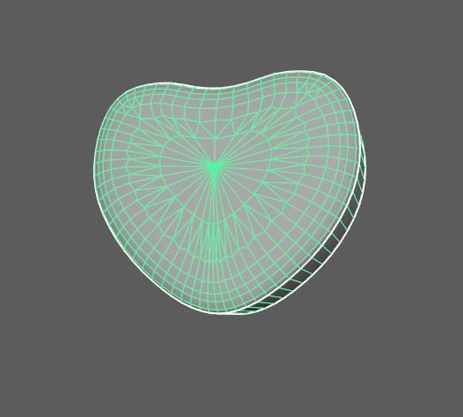 Candy Hearts Low-poly 3D model_7