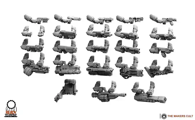 Tempest Legion - MK3 ranged upgrade Pack 1 3D print model