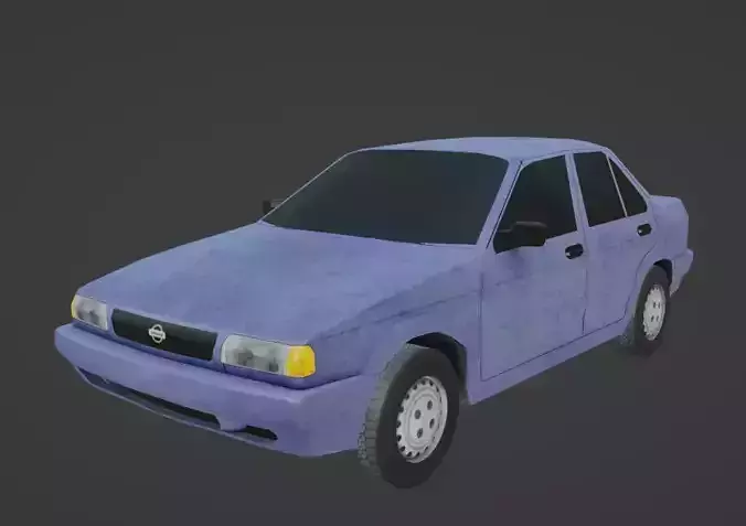 Nissan Sentra B13 Low-poly 3D model