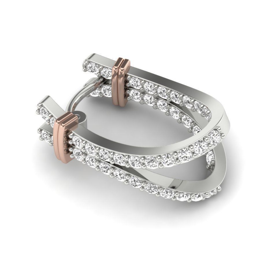 Earrings Necklace 3D print model_2