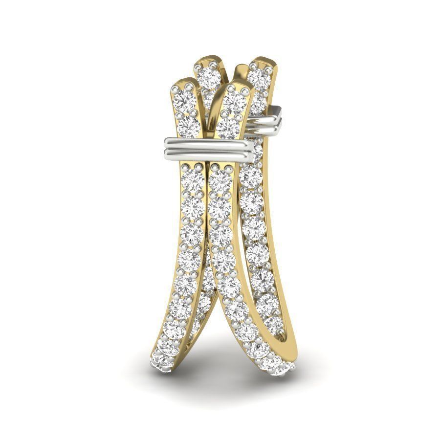 Earrings Necklace 3D print model_4