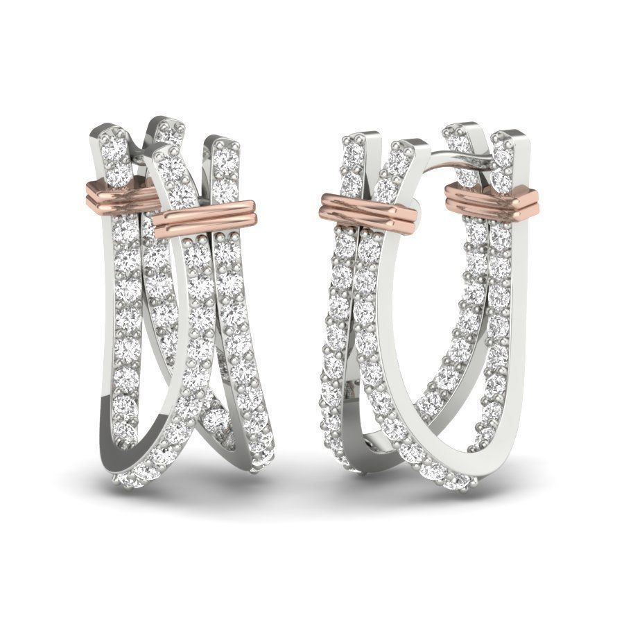 Earrings Necklace 3D print model_11