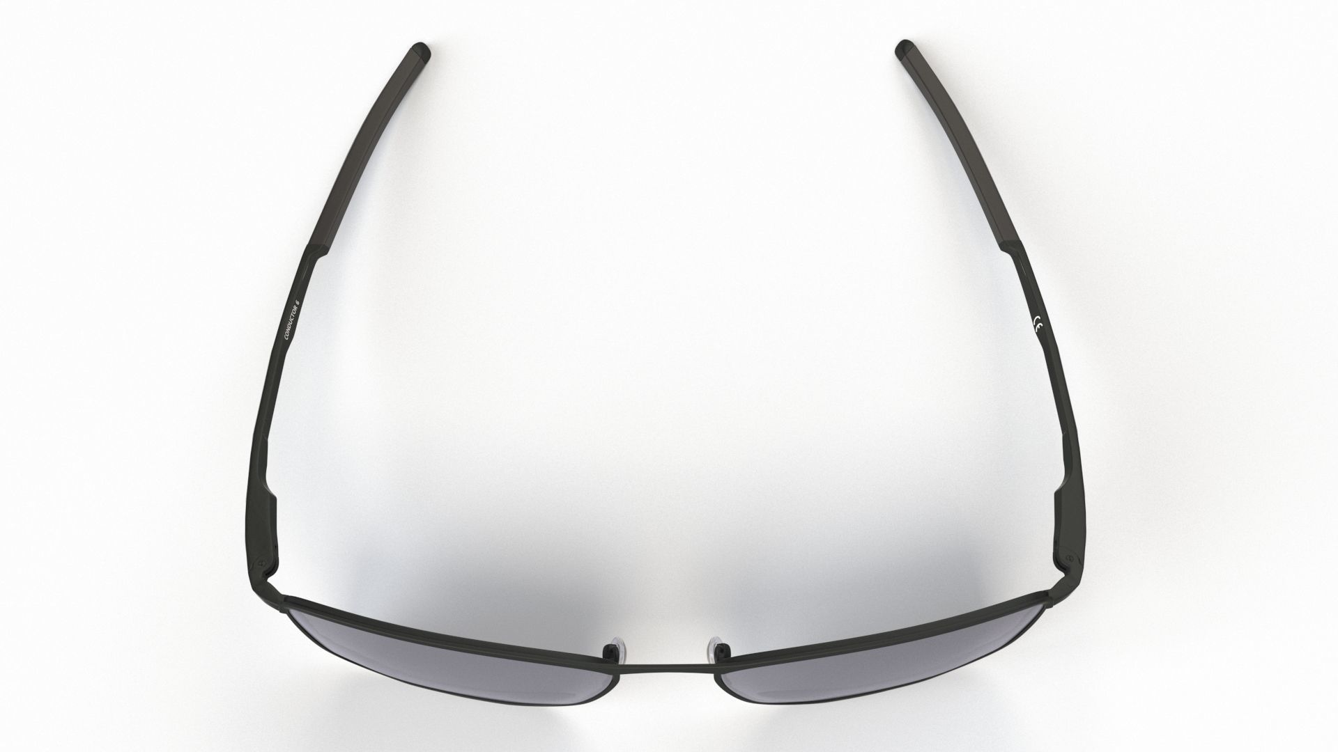 Oakley Men Rectangular Sunglasses Conductor 6-410601 3D model_13