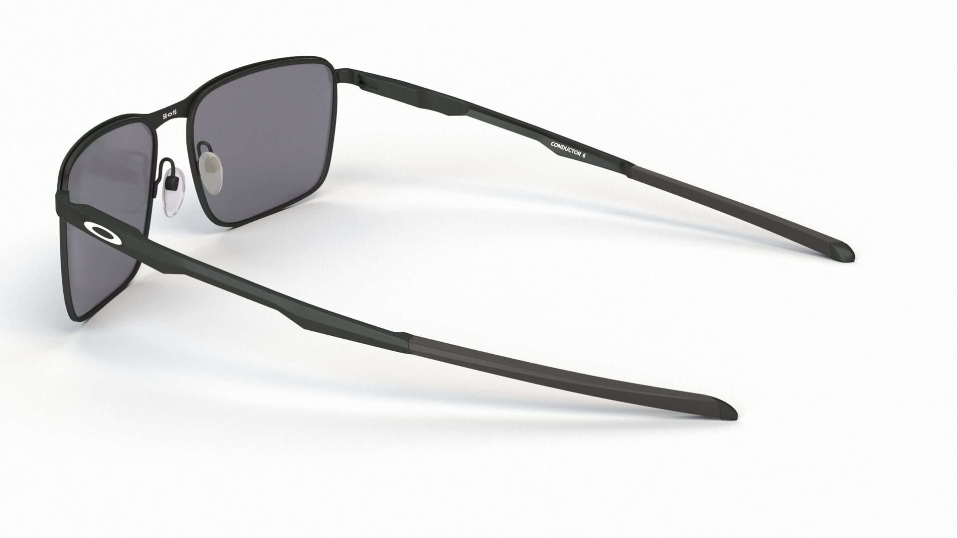 Oakley Men Rectangular Sunglasses Conductor 6-410601 3D model_27