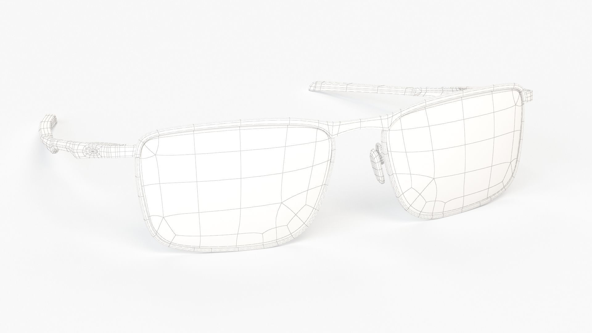 Oakley Men Rectangular Sunglasses Conductor 6-410601 3D model_9