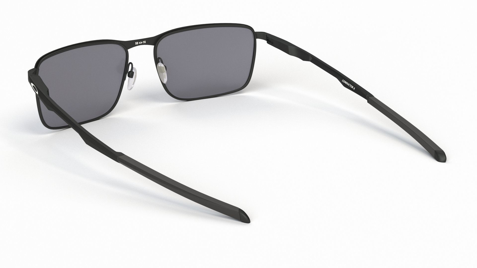 Oakley Men Rectangular Sunglasses Conductor 6-410601 3D model_26