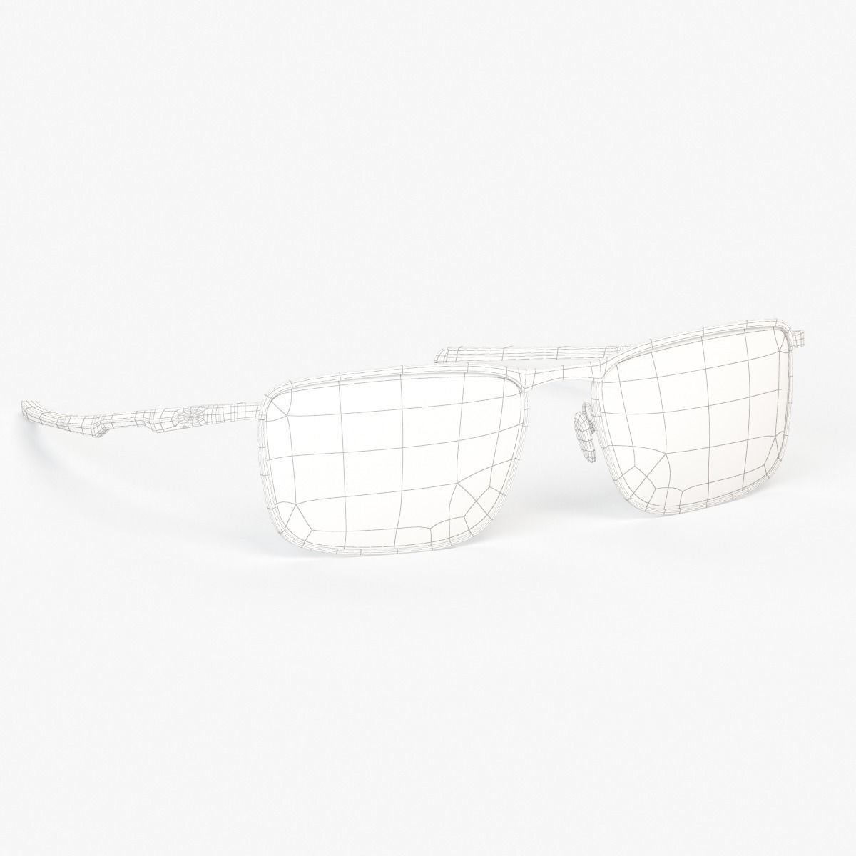 Oakley Men Rectangular Sunglasses Conductor 6-410601 3D model_1