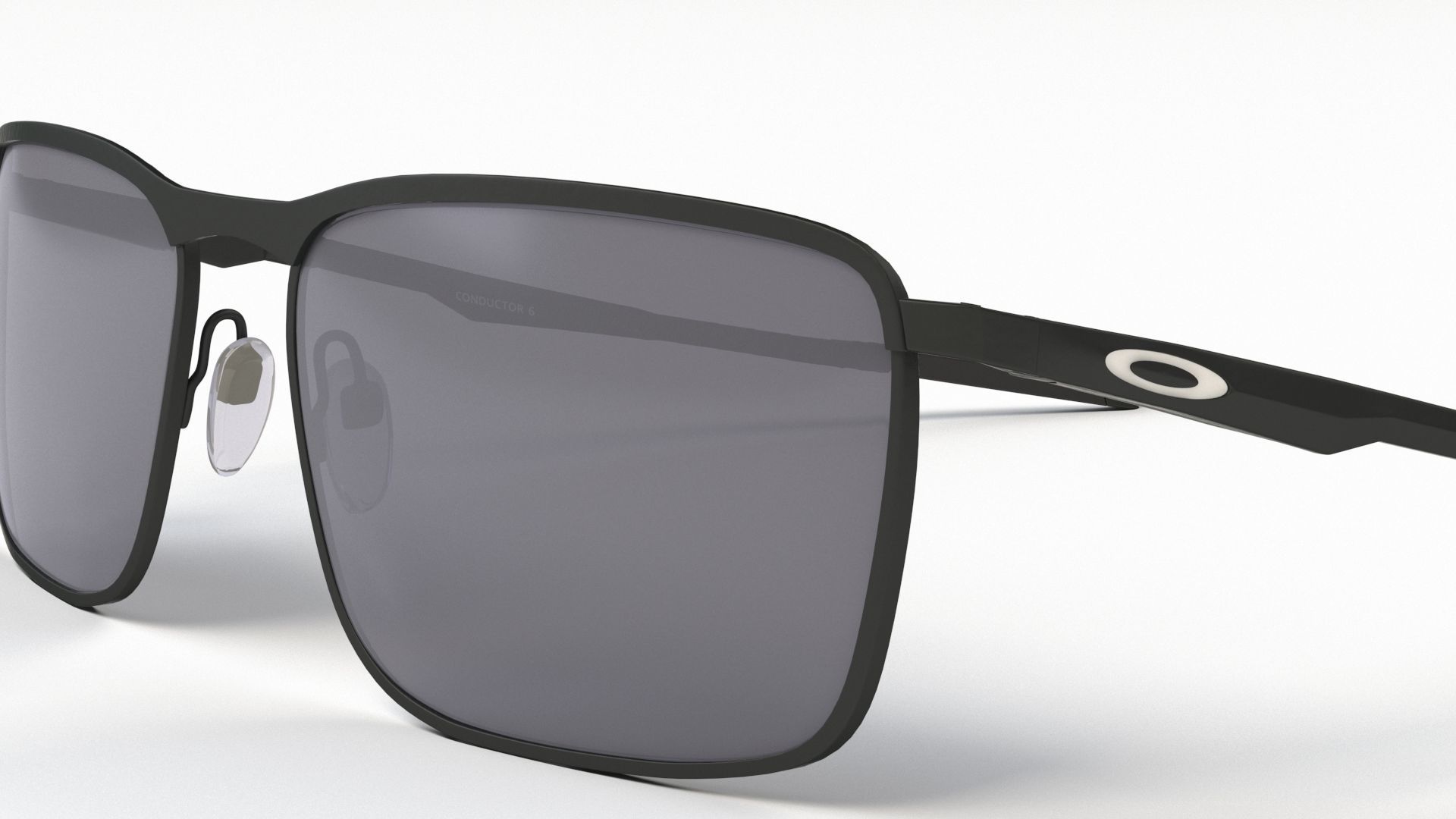 Oakley Men Rectangular Sunglasses Conductor 6-410601 3D model_3