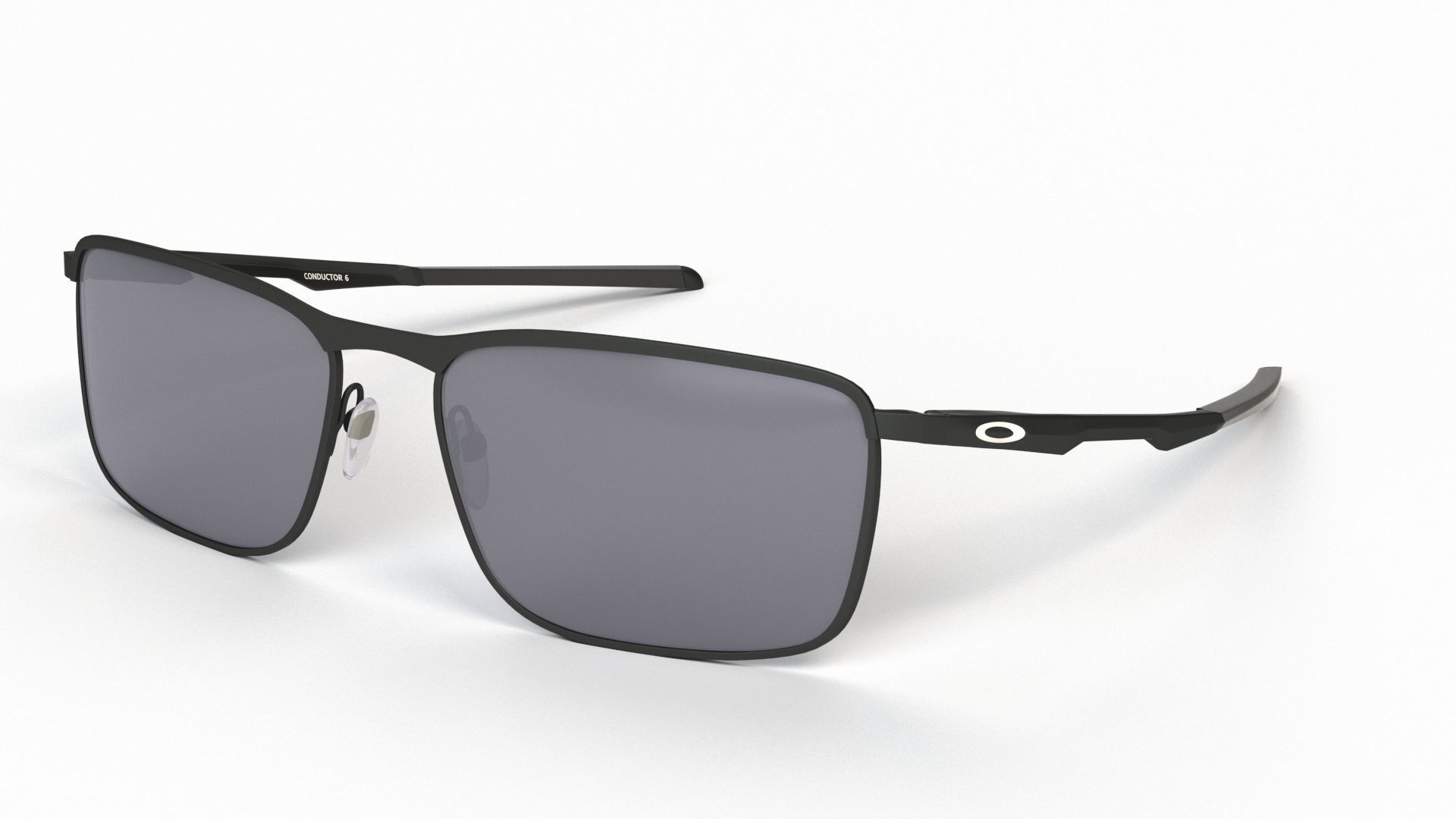 Oakley Men Rectangular Sunglasses Conductor 6-410601 3D model_30