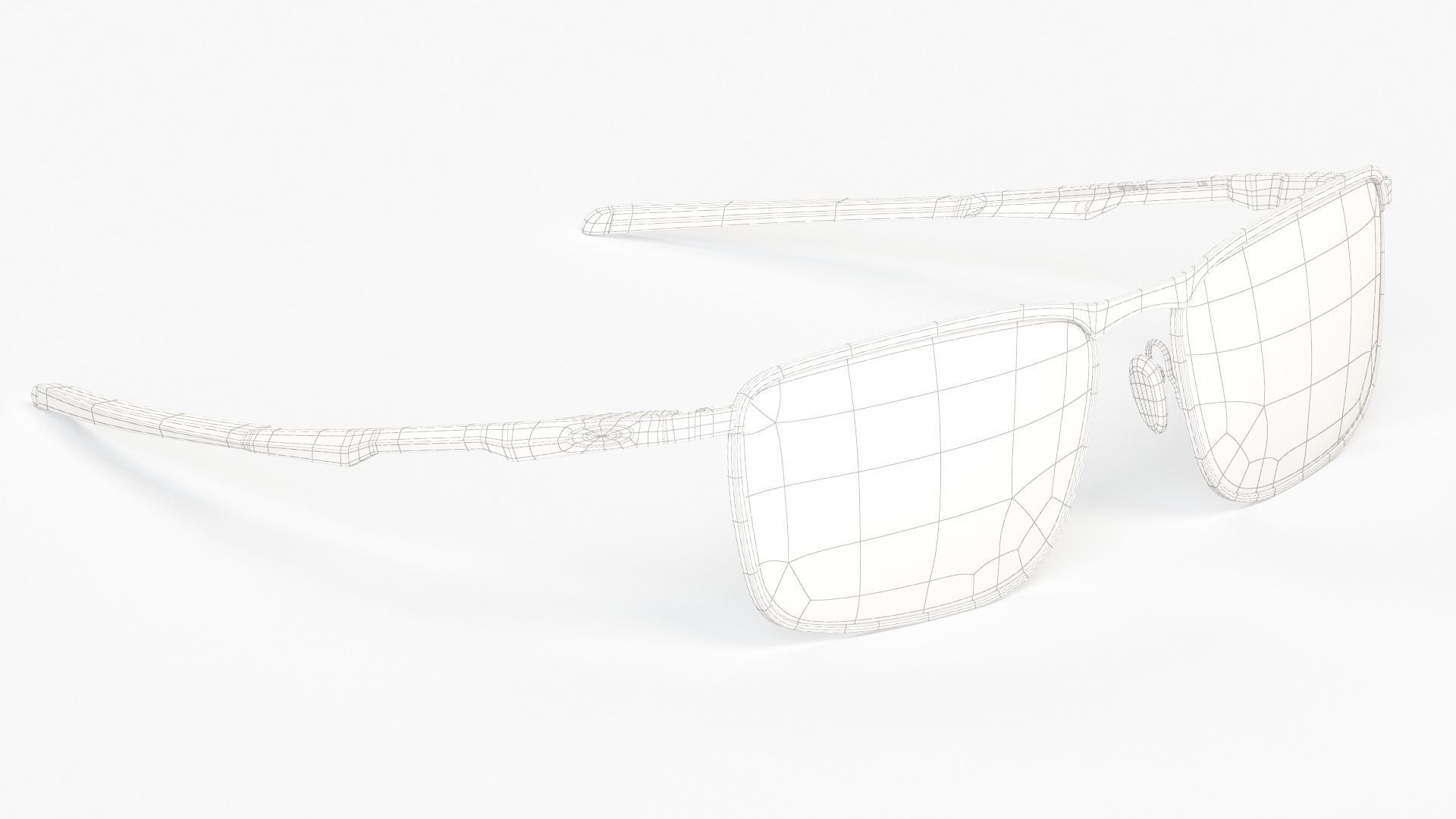 Oakley Men Rectangular Sunglasses Conductor 6-410601 3D model_16