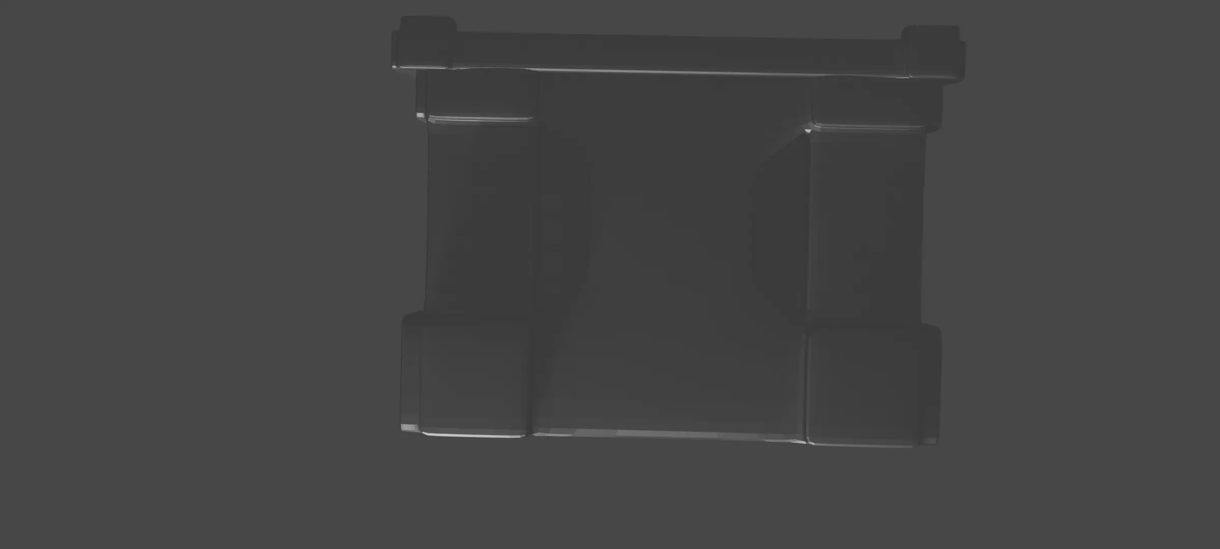 sci fi crate Free low-poly 3D model
