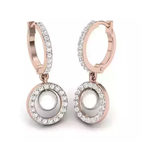Classic Leaves Earring 3D print model