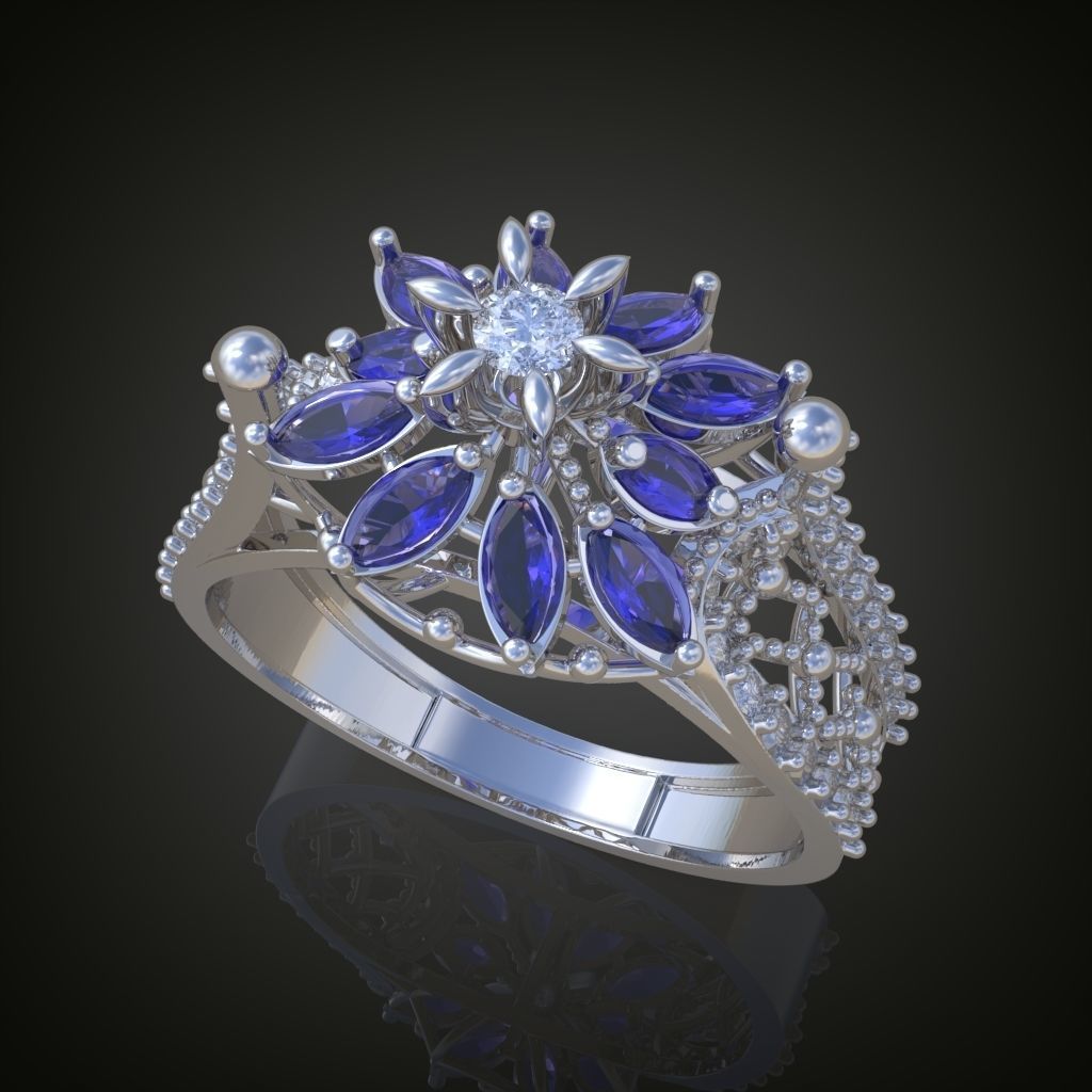 Ring 3D model 0054 print model17 3D print model_3