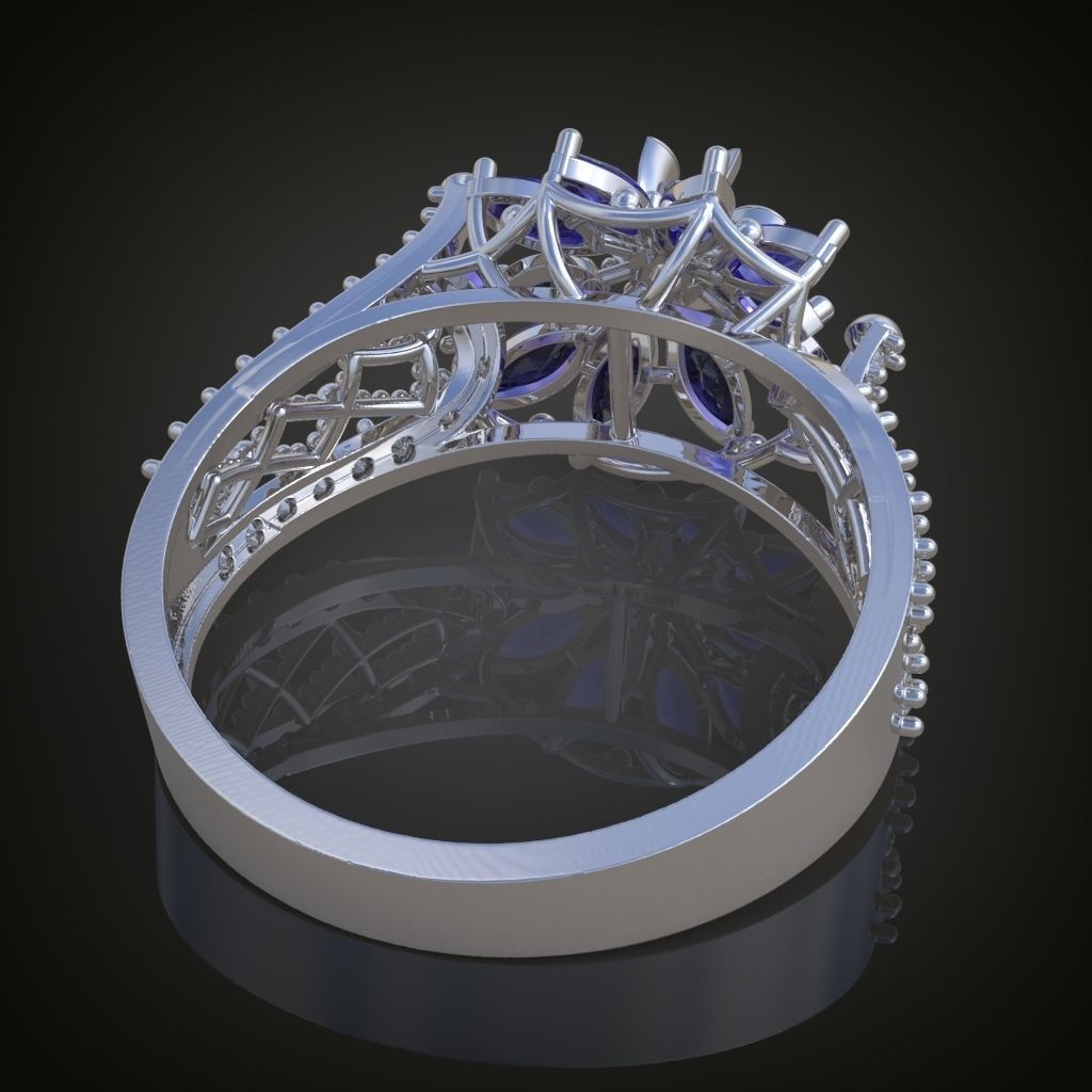 Ring 3D model 0054 print model17 3D print model_6