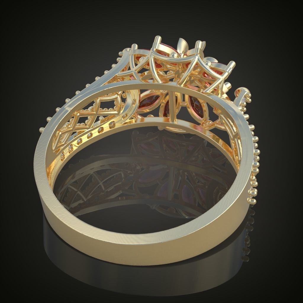 Ring 3D model 0054 print model17 3D print model_7