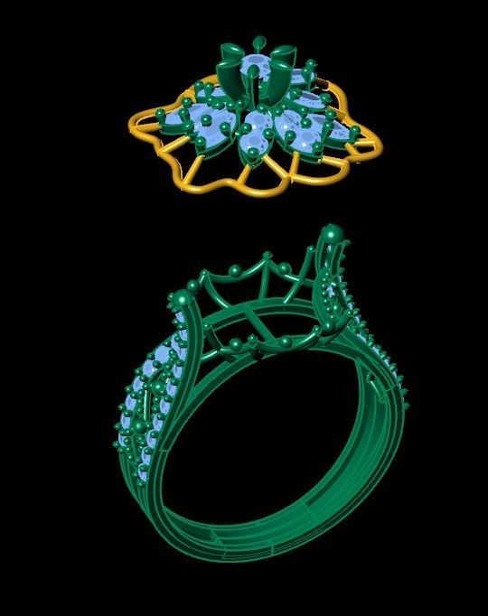 Ring 3D model 0054 print model17 3D print model_12