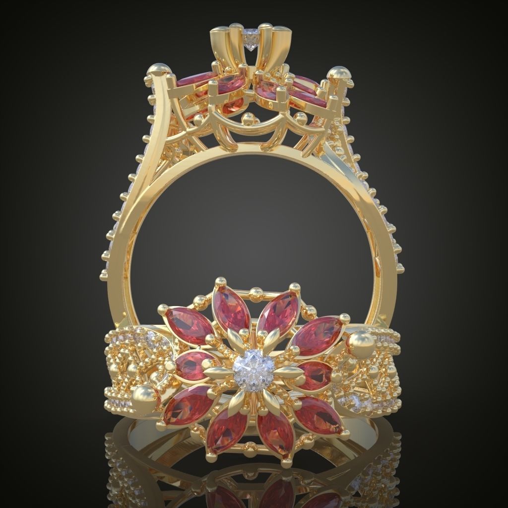 Ring 3D model 0054 print model17 3D print model_1