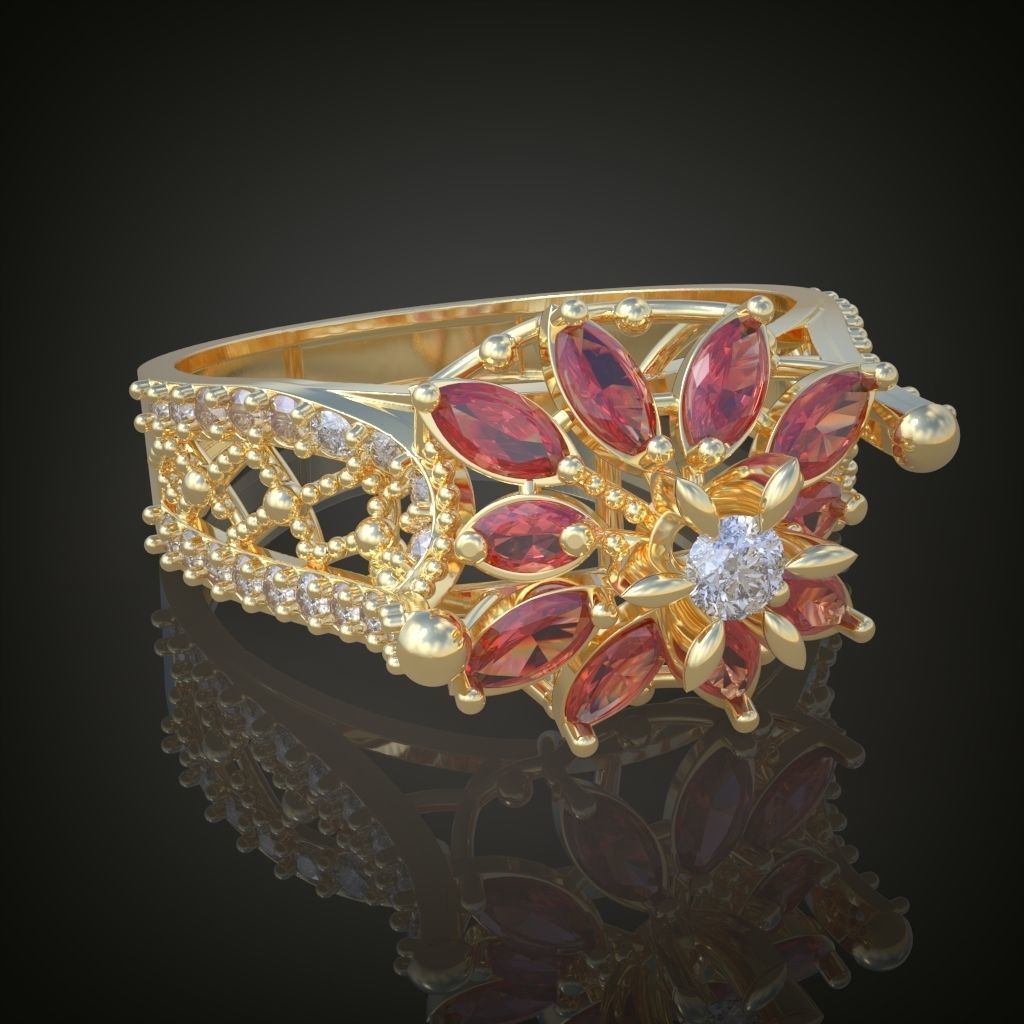 Ring 3D model 0054 print model17 3D print model_4