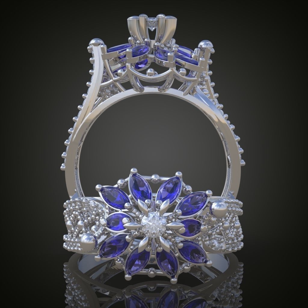 Ring 3D model 0054 print model17 3D print model_2