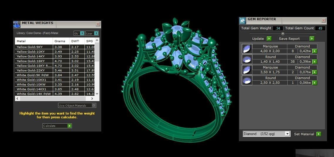 Ring 3D model 0054 print model17 3D print model_17