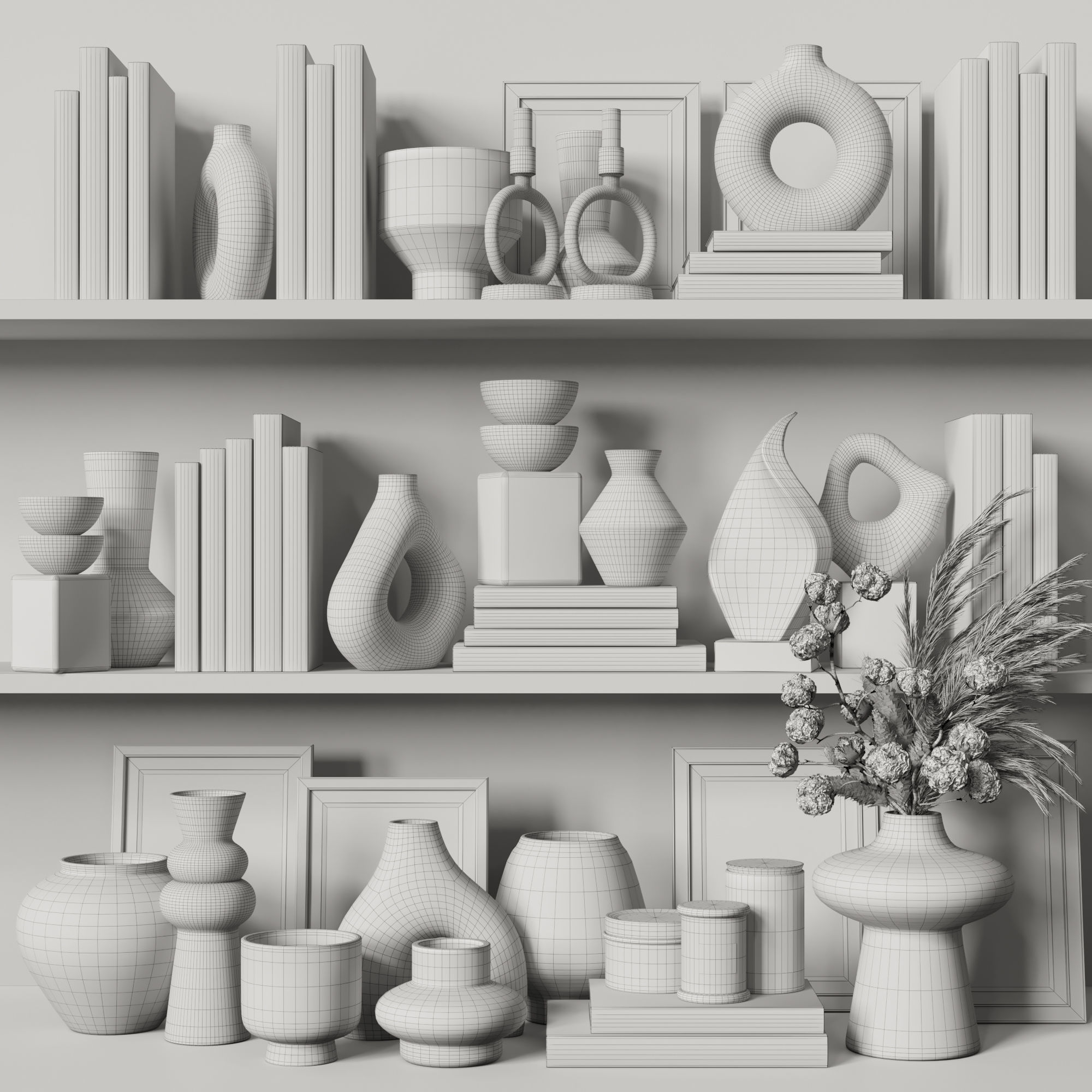 Decorative Set 42 3D model_4