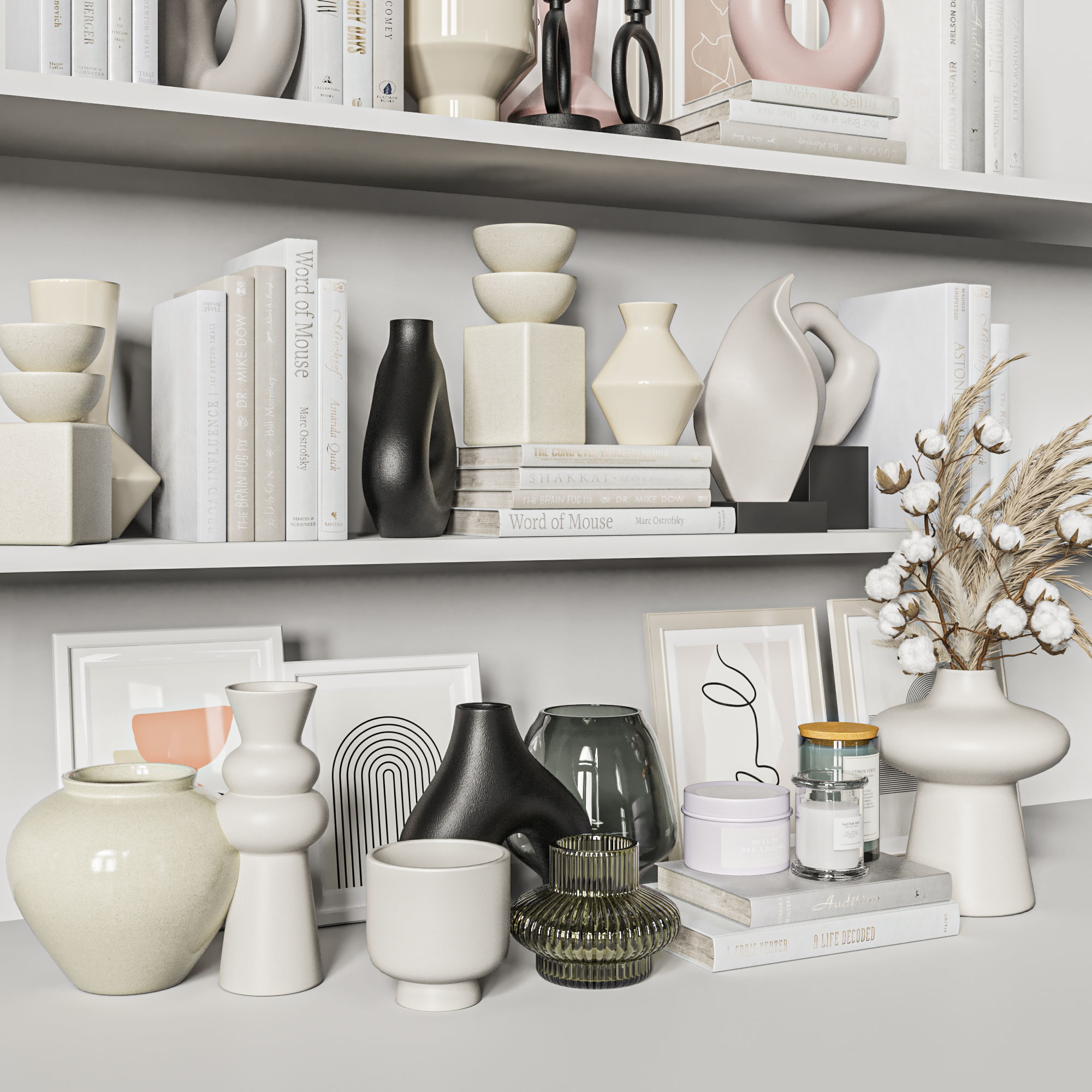 Decorative Set 42 3D model_3