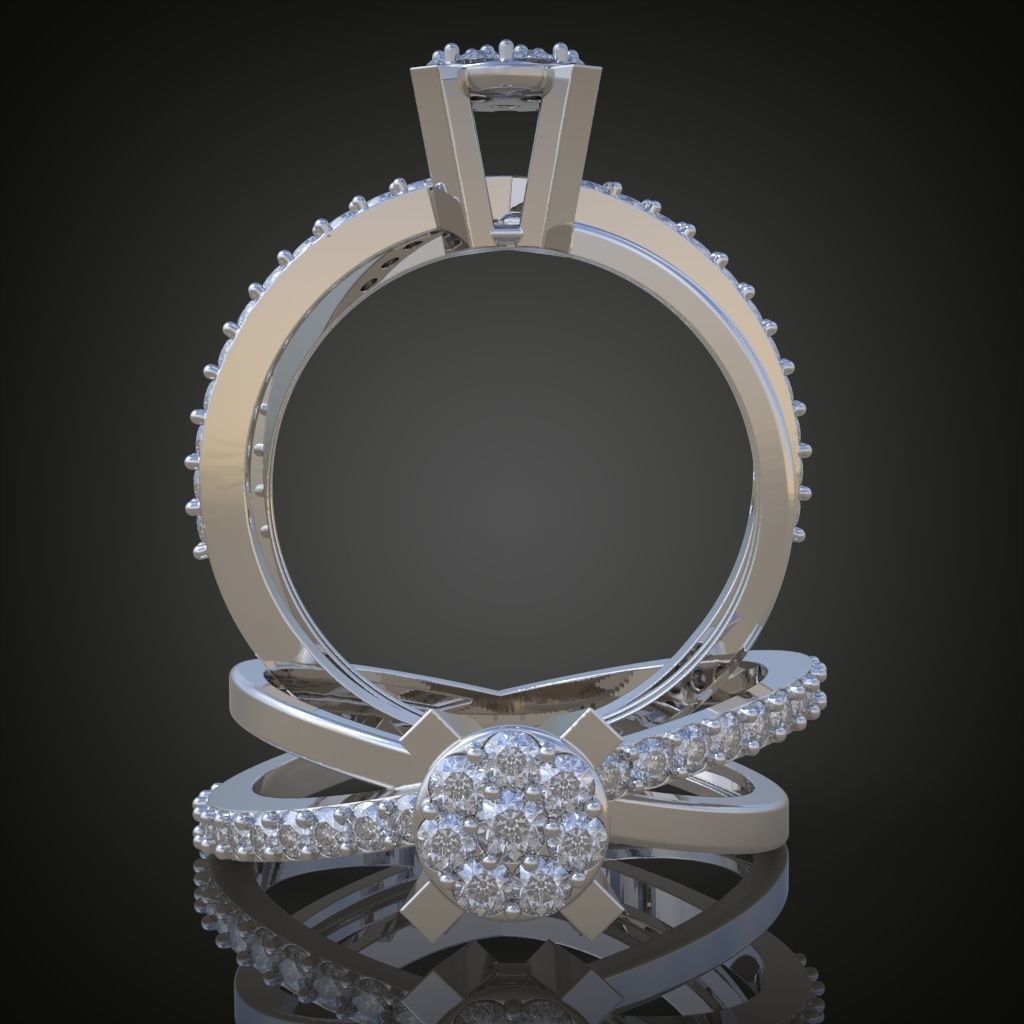 Ring 3D model 0058 print model18ol 3D print model_3