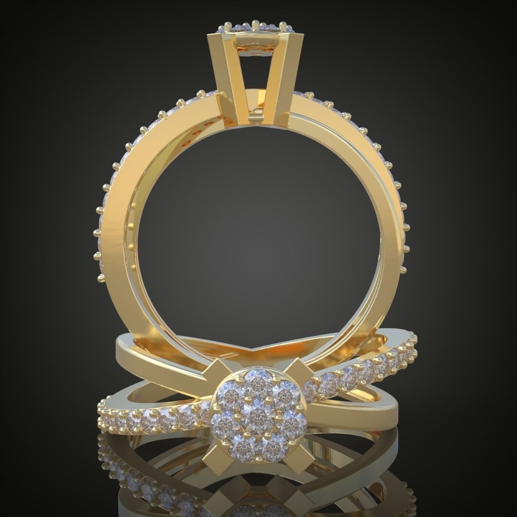Ring 3D model 0058 print model18ol 3D print model_2