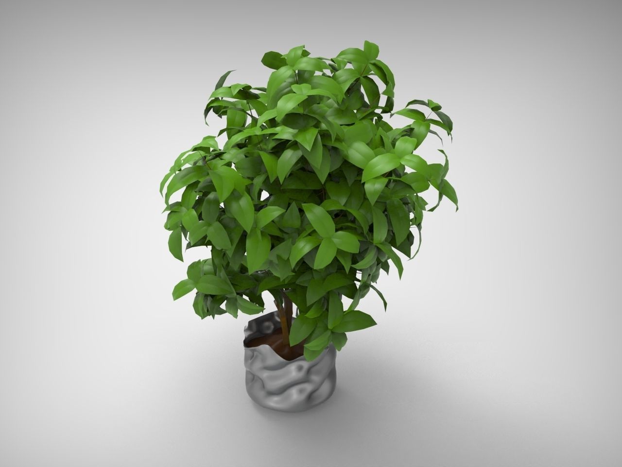 Planter Pot 3D model_2