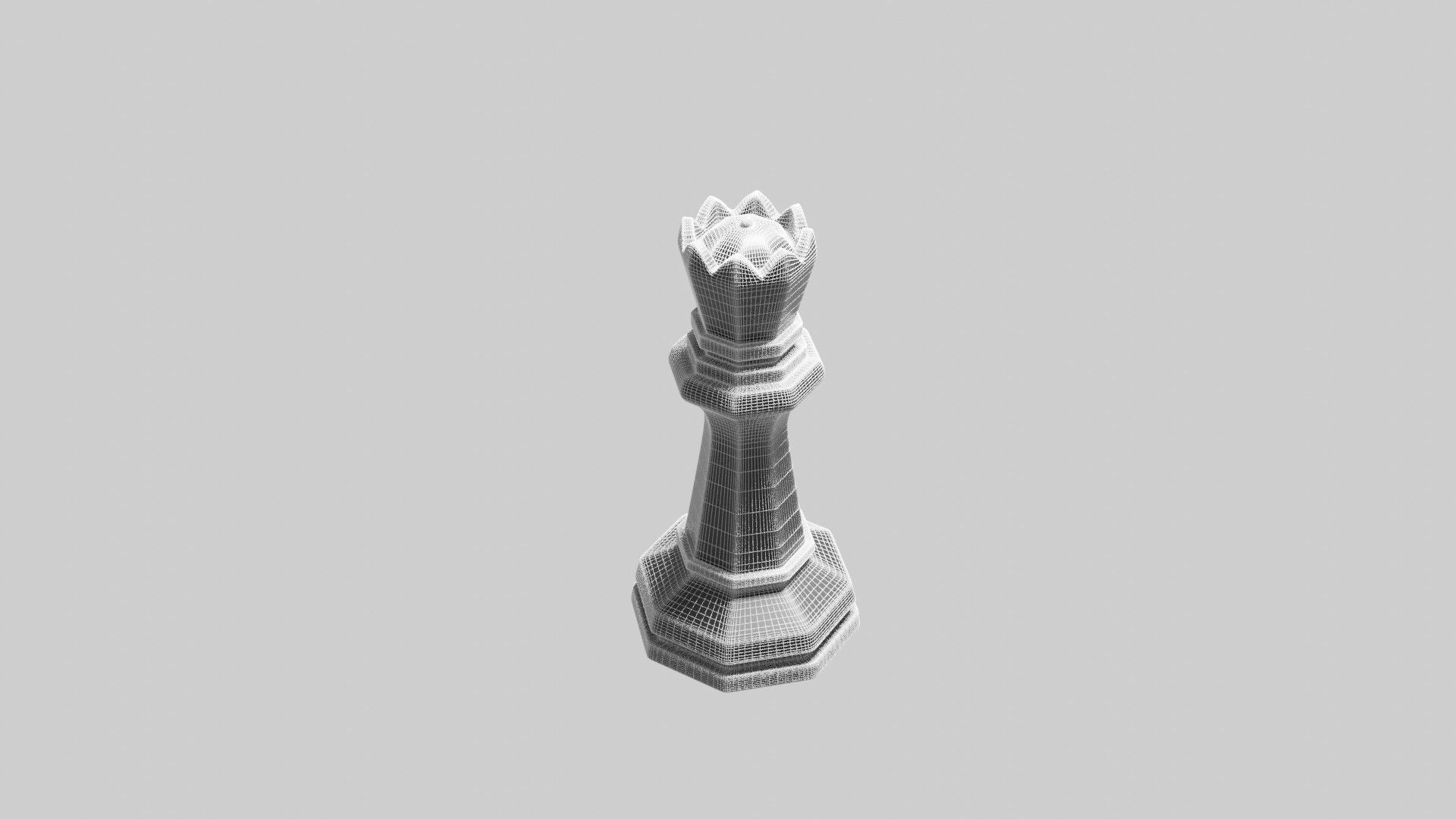 Queen Chess Coin 3D print model_5