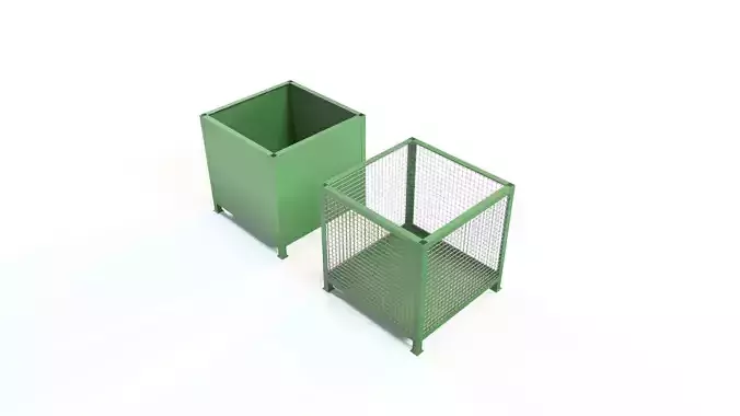 Industrial material crates