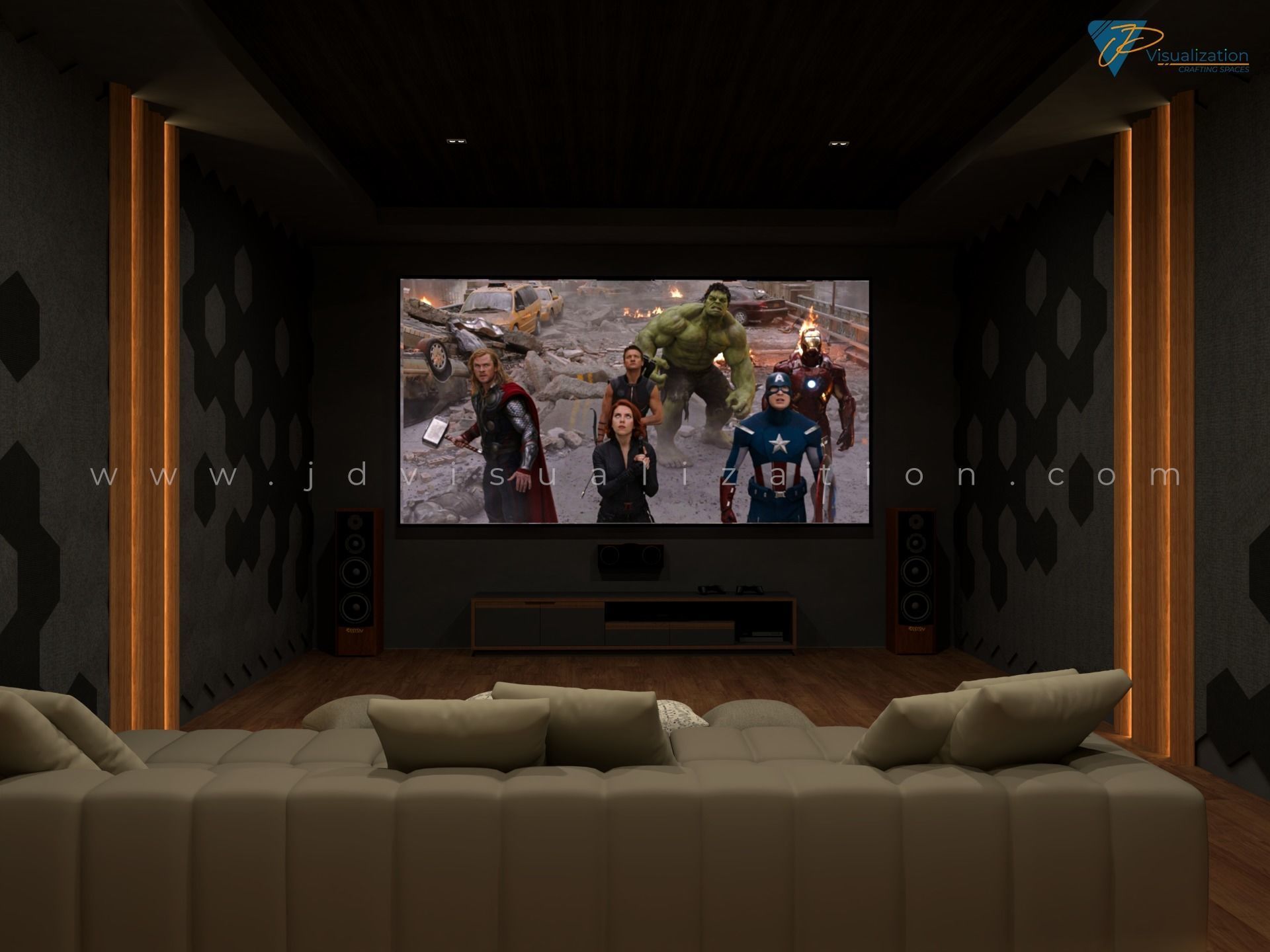 Home Theater 02 3D model_6