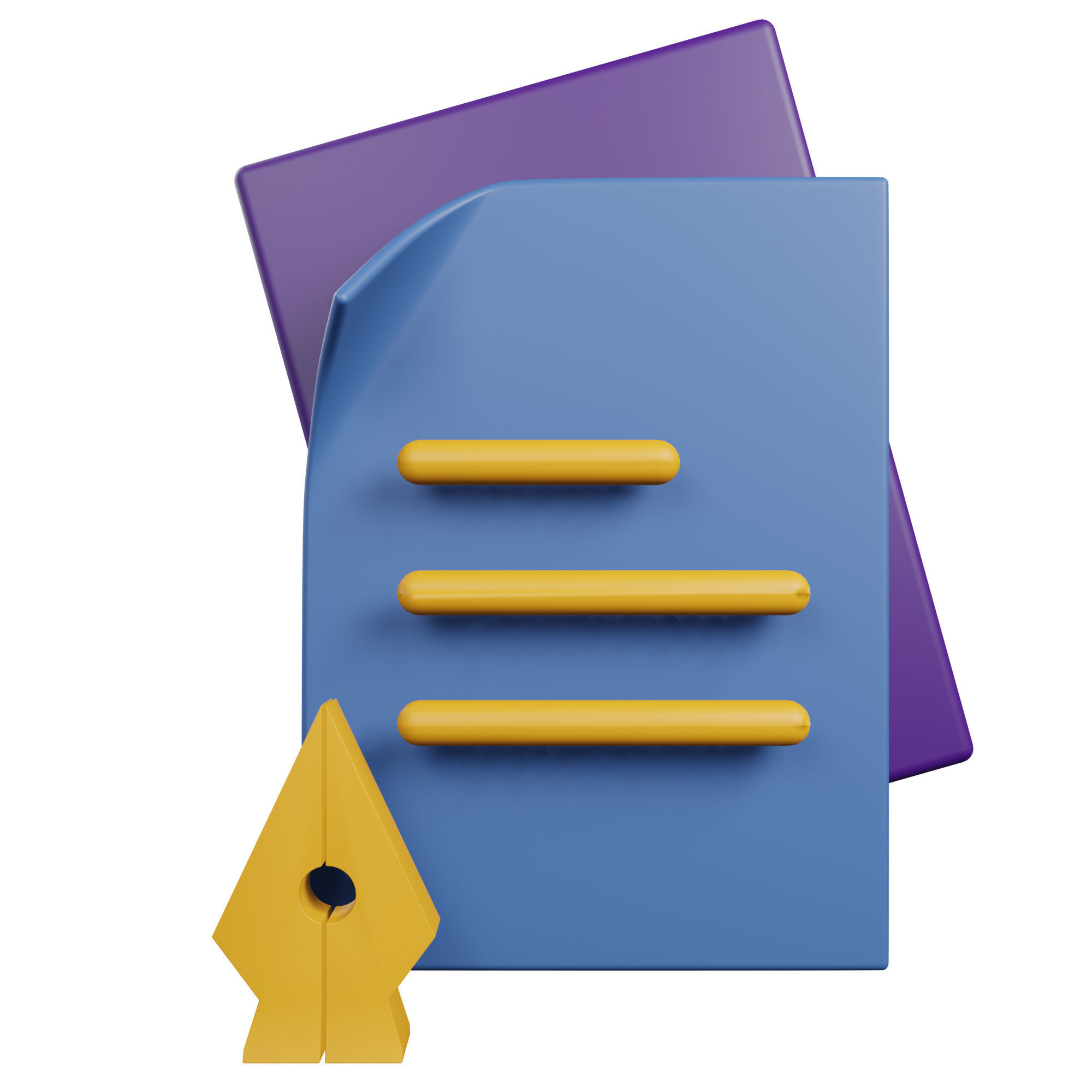 Graphic Design Icon Pack 3D Model Low-poly 3D model_9