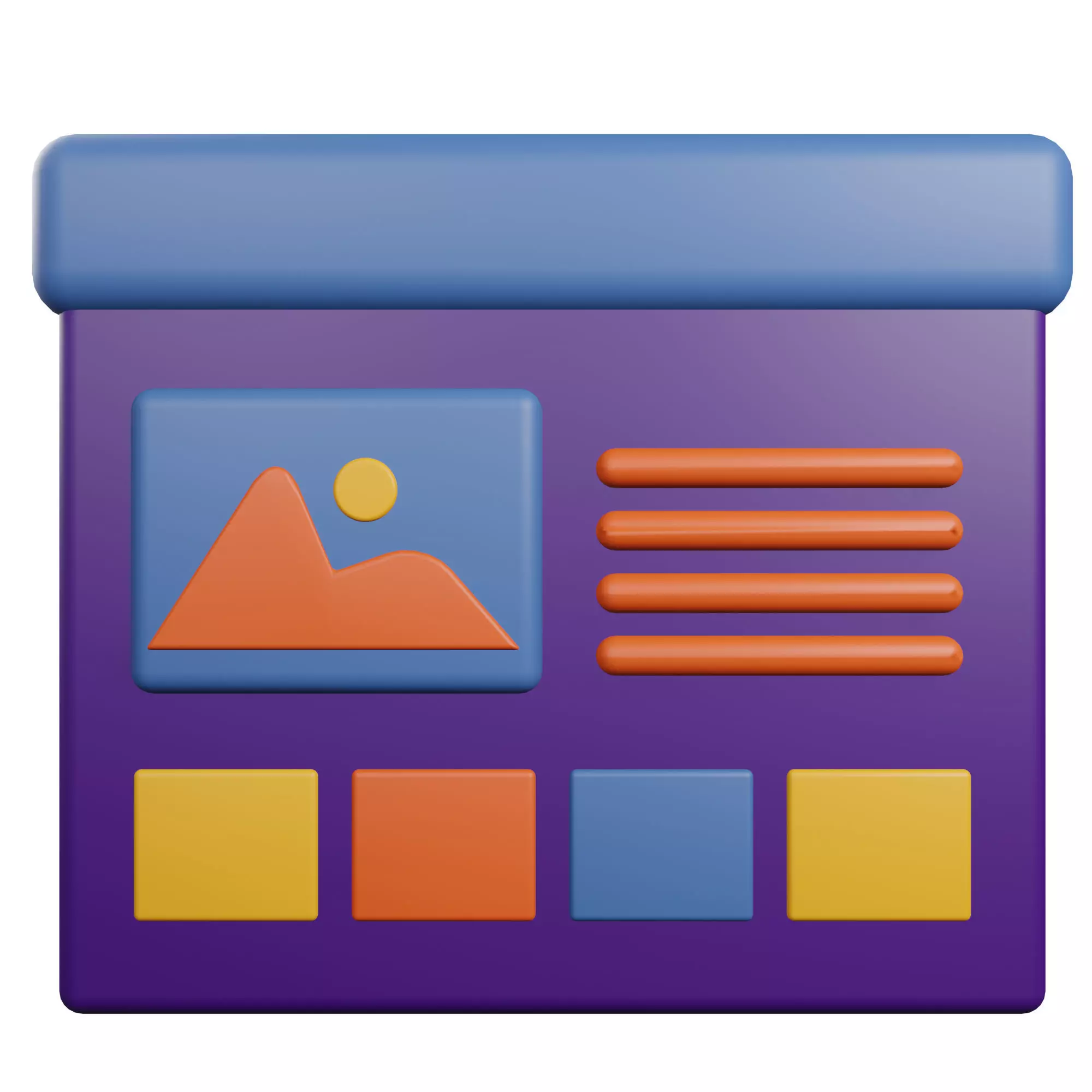 Design Layout Low-poly 3D model_0