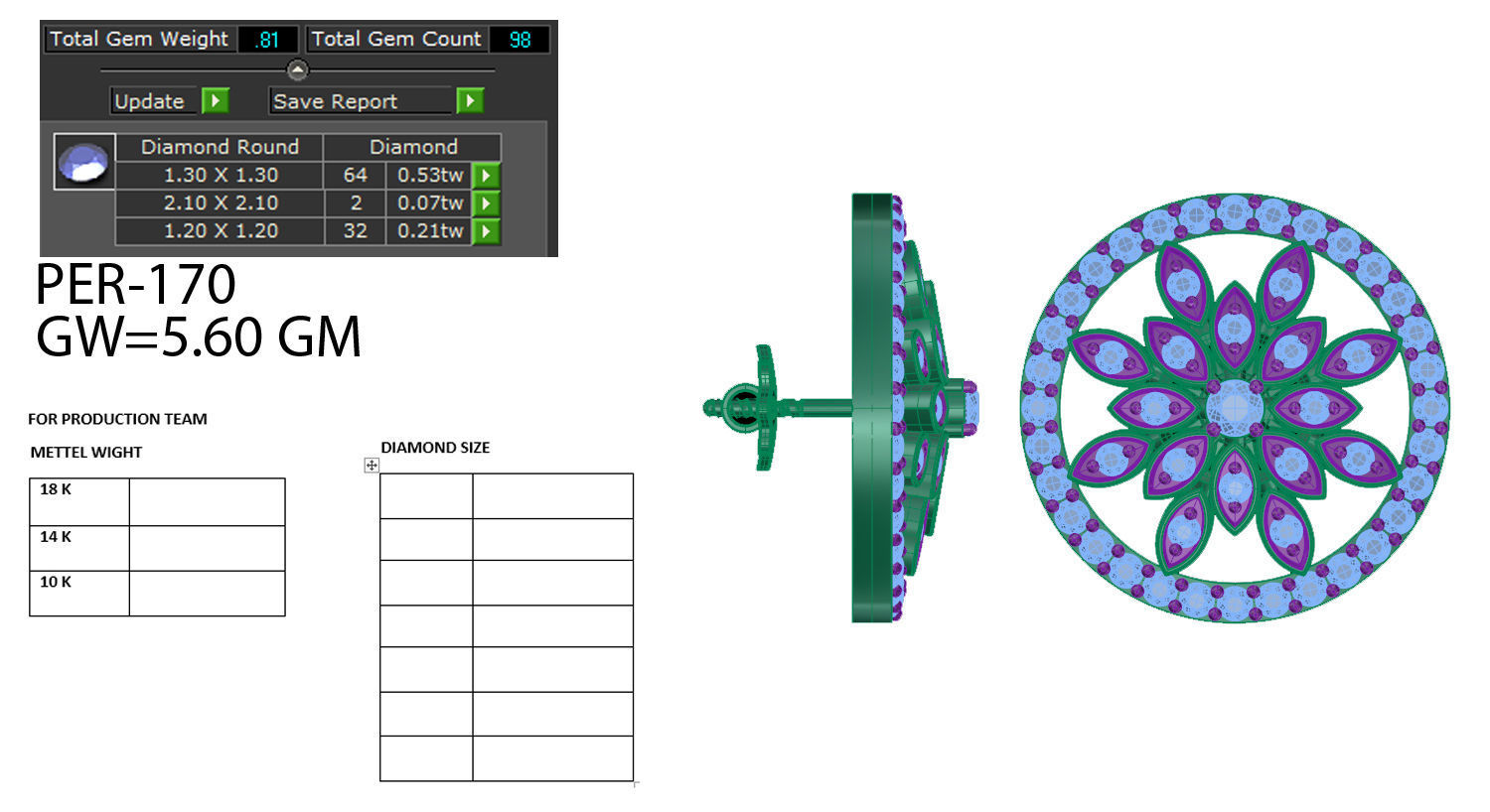 Luxurious Earrings  3D print model_15