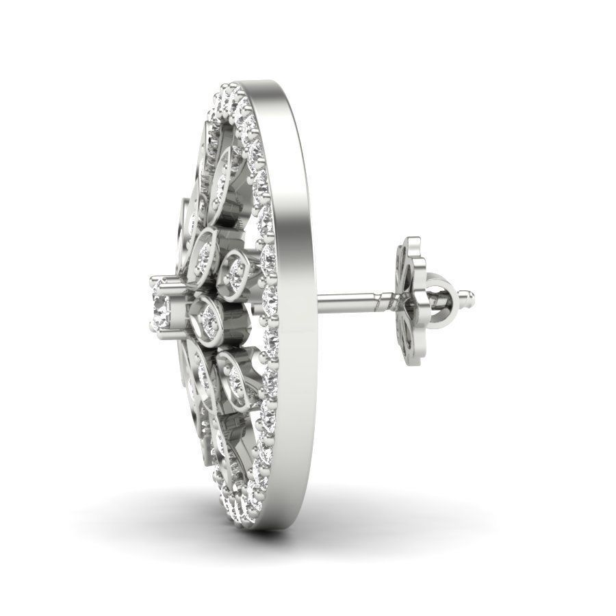 Luxurious Earrings  3D print model_7